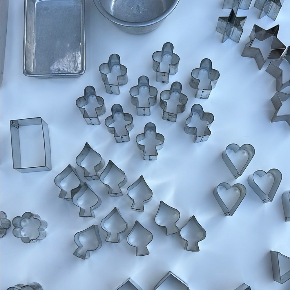 Source Unknown Silver Cookie Cutter Set - Picture 4 of 8